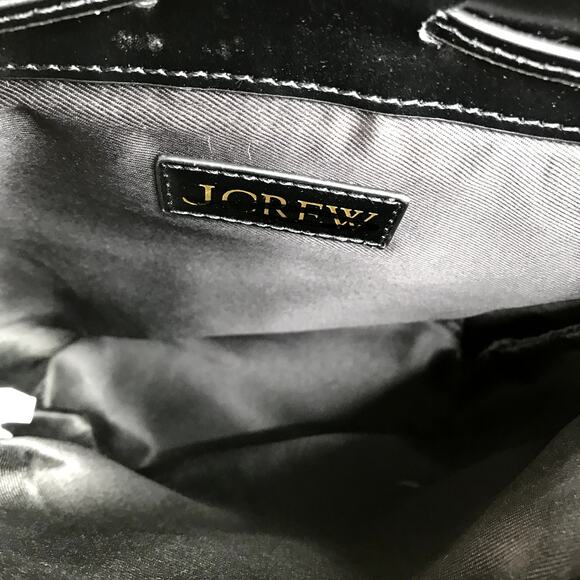 J.CREW Italian Leather Backpack Black Adjustable Small Stylish City Travel NWOT main image 8